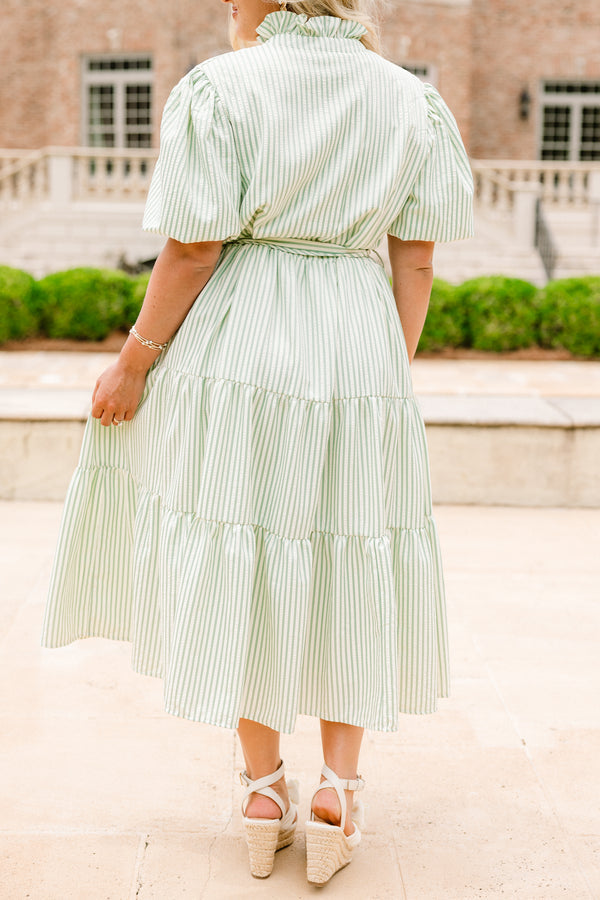 Summer Picnics Dress, Green