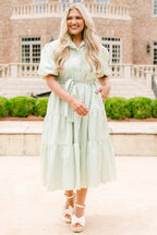 Summer Picnics Dress, Green