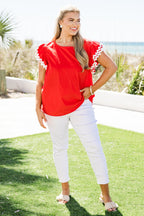 Summer Siesta Top, Red