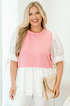 Summer Sweets Top, White Eyelet