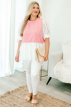 Summer Sweets Top, White Eyelet