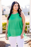 Summertime Love Tank, Emerald