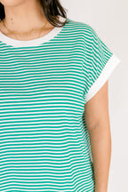 Sonntagsspaziergang-T-Shirt, Kellygrün