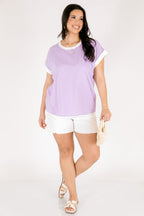 Sunday Stroll Tee, Lavender