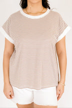 Sunday Stroll Tee, Light Mocha