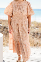 Sunlit Stroll Maxi Dress, Taupe