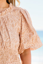 Sunlit Stroll Maxi Dress, Taupe