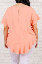 Swaying My Hips Top, Coral