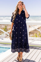 Sweet As Can Be Dress, Navy