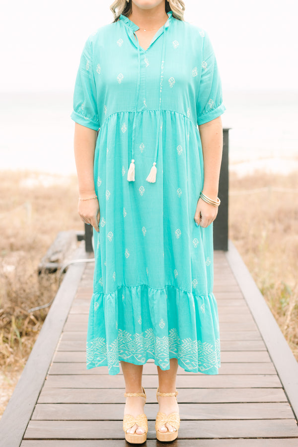 Süß wie nur möglich Kleid, Türkis
