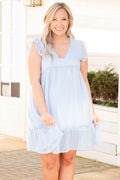 Sweet Baby Dress, Light Blue