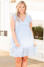 Sweet Baby Dress, Light Blue