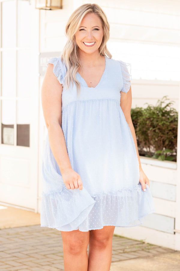 Sweet Baby Dress, Light Blue