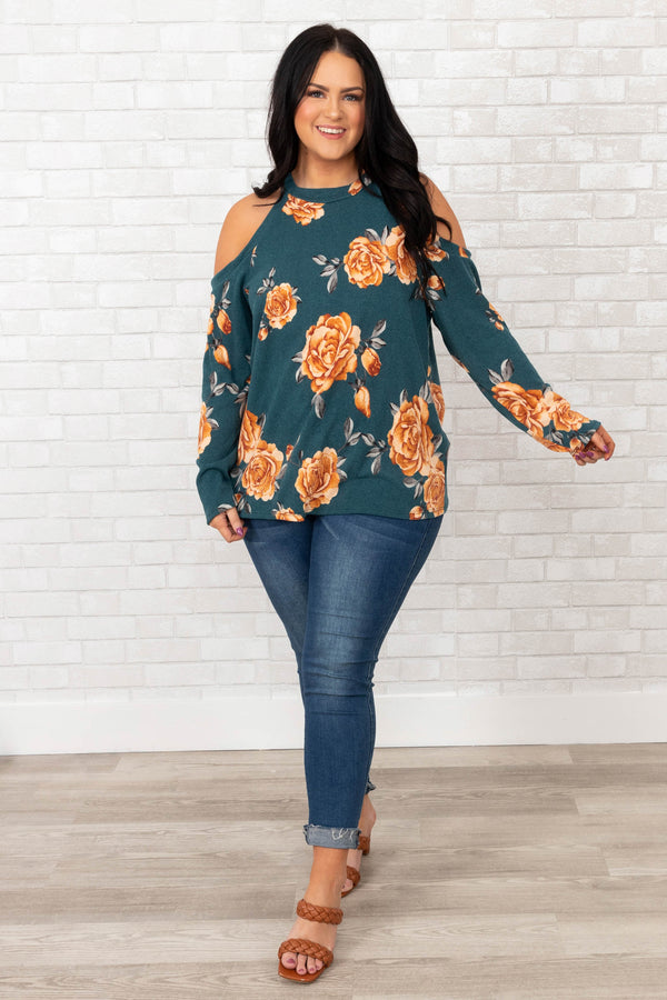 Sweet Darlin' Top, Teal