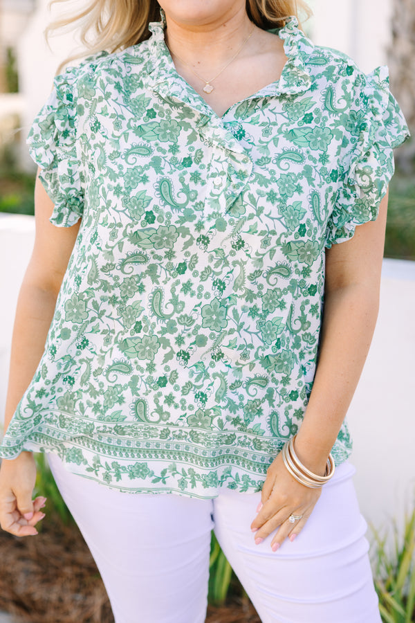 Sweet New Days Top, Green