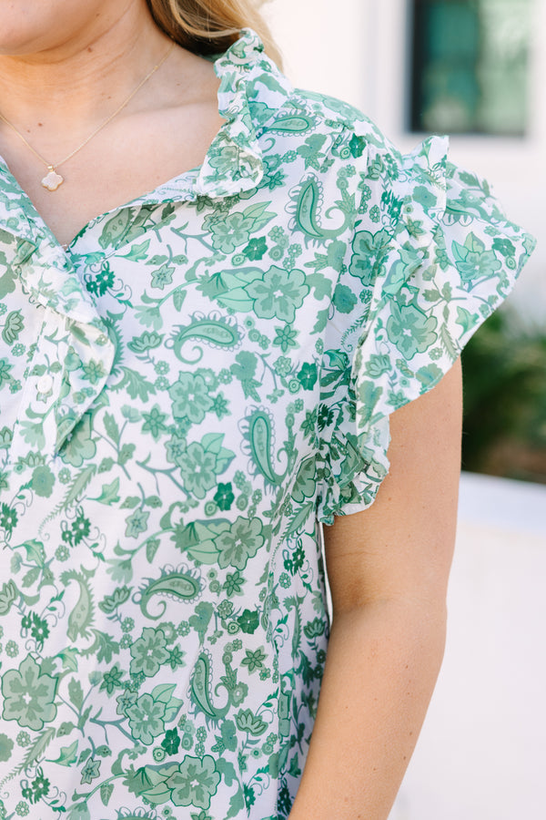 Sweet New Days Top, Green