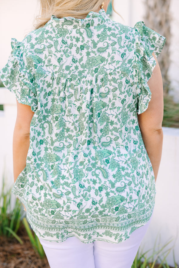 Sweet New Days Top, Green