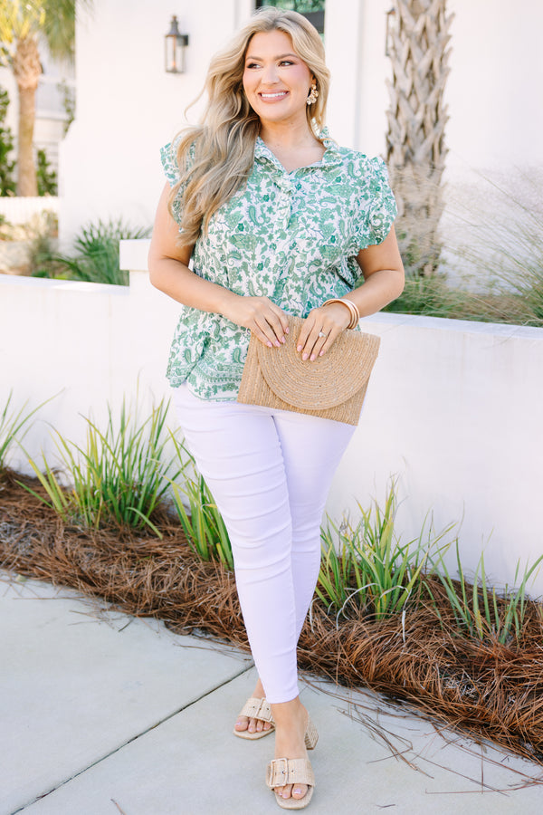 Sweet New Days Top, Green