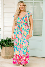 Sweet Oasis Dress, Blue