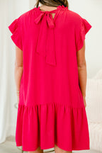 Sweet Talk To Me Dress, Fuchsia