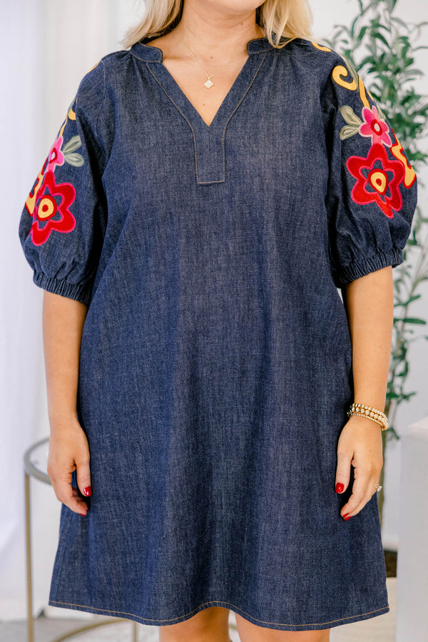 Sweetest Thing Yet Dress, Denim