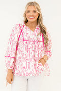 Take What I Can Get Top, Pink Toile