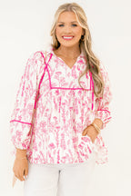 Take What I Can Get Top, Pink Toile