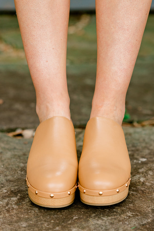 Take You Out Clogs, Tan
