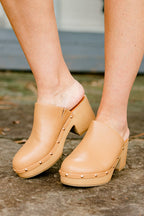 Take You Out Clogs, Tan