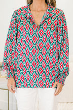 Taking What's Not Yours Top, Teal