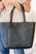 Taking You With Me Tote, Black