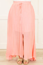 The Break Is Over Skirt, Pastel Pink