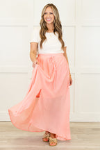 The Break Is Over Skirt, Pastel Pink
