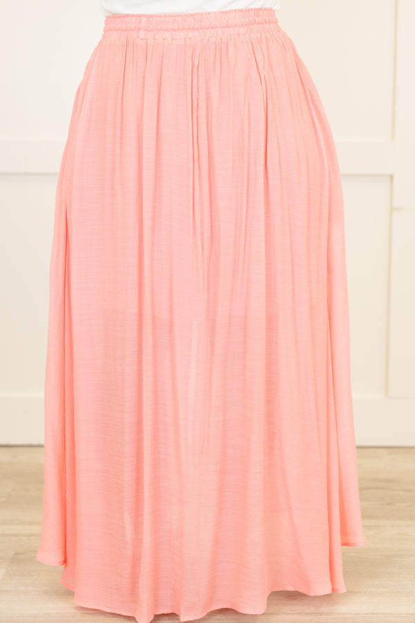 The Break Is Over Skirt, Pastel Pink