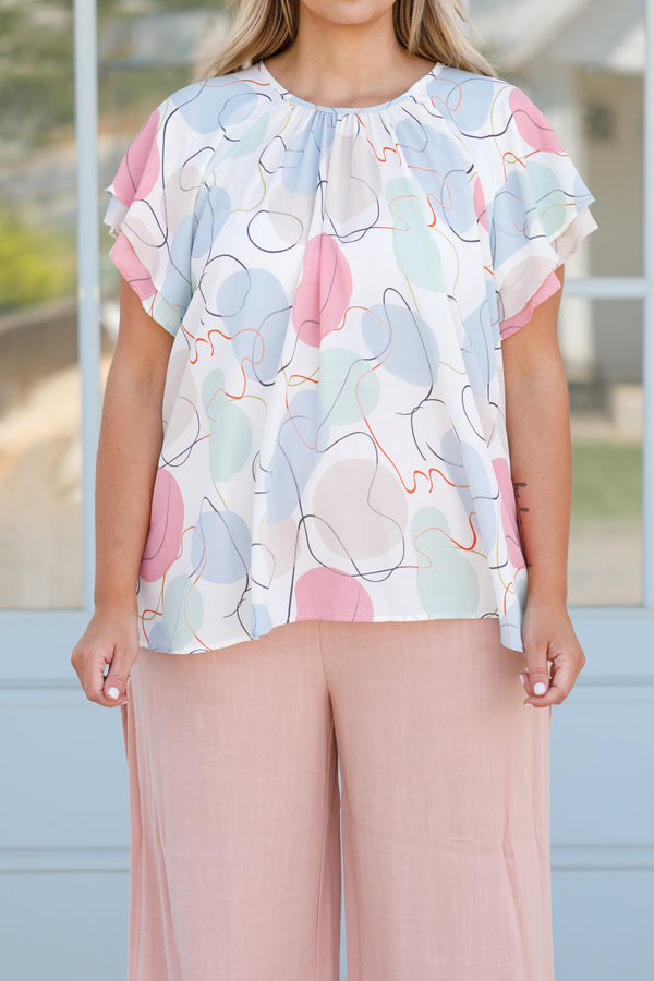 The Casual Chic Top, White