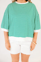 The Classic Coastline Top, Kelly Green