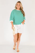 The Classic Coastline Top, Kelly Green