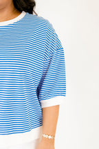 Das klassische Küsten-Top, Ozeanblau