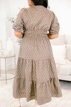 The Clear Choice Dress, Brown Mix