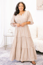 Das Kleid Clear Choice, braun gestreift