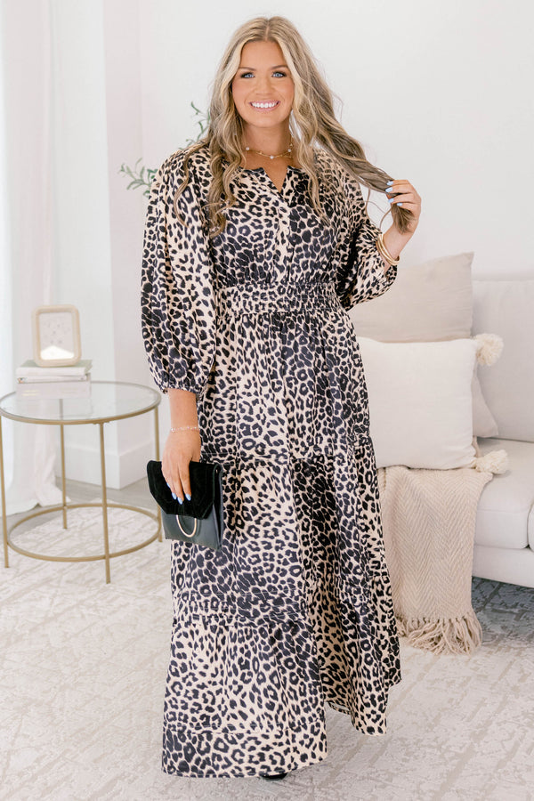 The Clear Choice Dress, Leopard