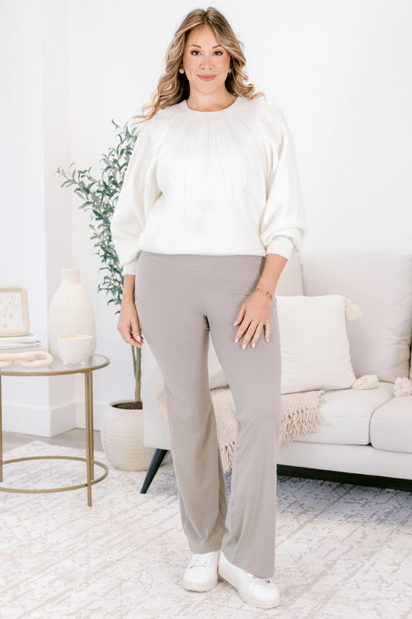 The Daily Routine Leggings, Stone Taupe