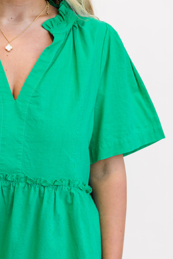 The Edge Dress, Green