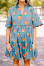 The Edge Dress, Orange Tulip