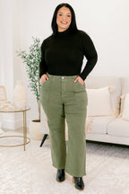 The Edge Of It Jeans, Moss