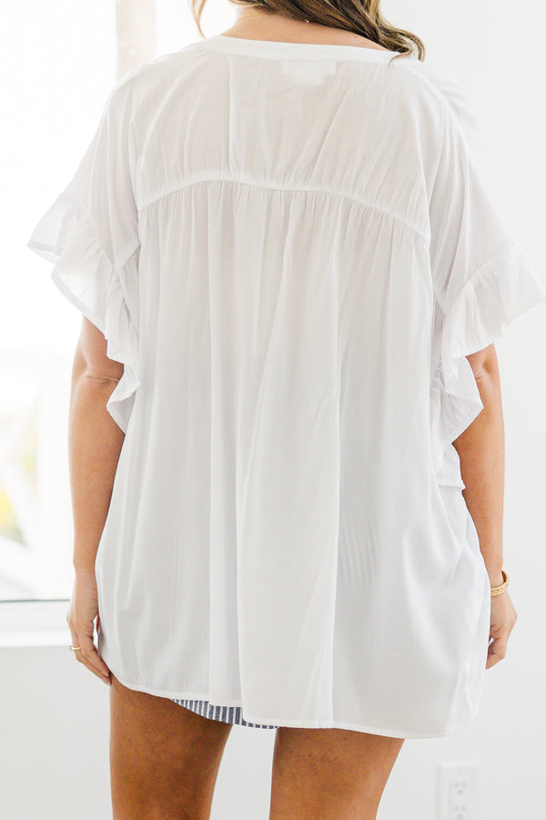 The Misfortunes Of Life Top, White
