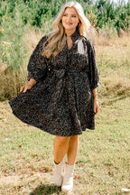 The Way It Goes Kleid, Schwarz