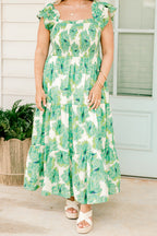The Wildflower's Song Maxi Dress, Sea Green