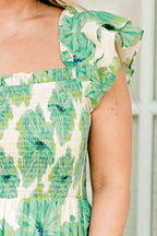 The Wildflower's Song Maxi Dress, Sea Green