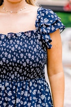 The Wildflower's Song Maxi Dress, Navy